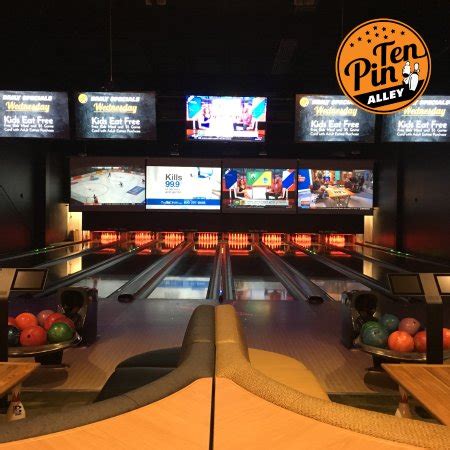Ten pin alley - We offer a clean, family-friendly, upscale atmosphere featuring 24 total lanes of bowling, a 2-story laser tag arena, arcade, restaurant, patio, …